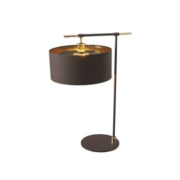 Elstead BALANCE-TL-BRPB Balance Brown/Brass Table Lamp