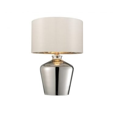 Endon 61198 61149 Waldorf 1 Light Chrome Table Lamp