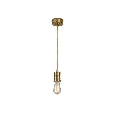 Elstead DOUILLE-P-AB Douille Aged Brass Lamp Holder