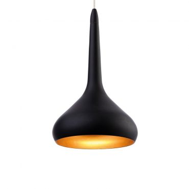 Firstlight 8613BK Bar Black and Gold Ceiling Pendant