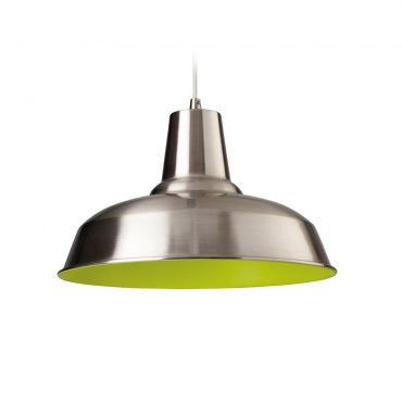 Firstlight 8623BSGN Smart Steel and Green Ceiling Pendant