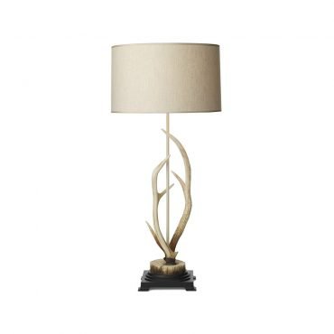 David Hunt Lighting David Hunt ANT4215 Antler 1 Light Bleached Table Lamp